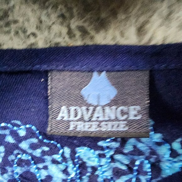 Advance Apparel Dress Womens One Size Blue Beach Halter Tie Summer *GUC* - Picture 3 of 9